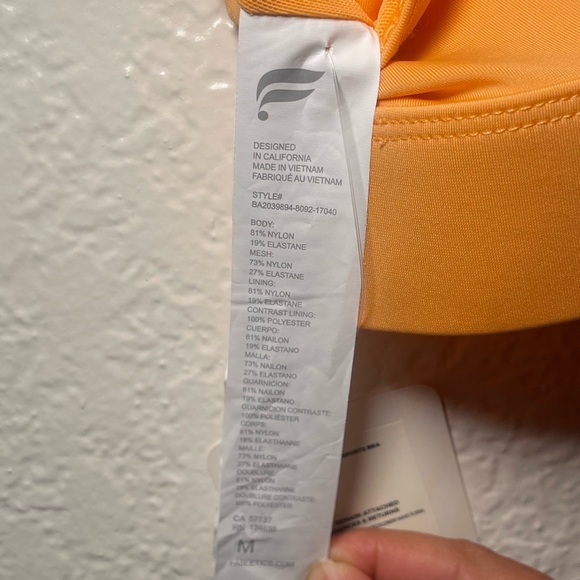 Fabletics Orange Athletic Set - Picture 5 of 9
